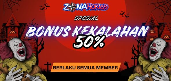 BONUS KEKALAHAN 50%